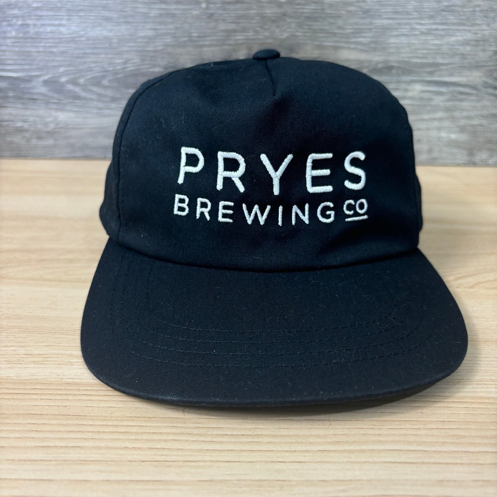 Pryes Brewing Hat Cap Snapback Black Beer Minneapolis Minnesota‎